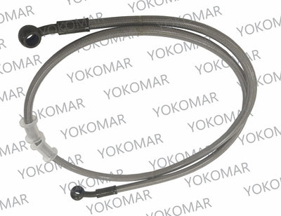 MANGUERA FRENO DISCO DEL AK. AK200 DR200 GRIS 125CM