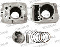CILINDRO AK. AK125S/TT125 MV/SG125/JC125+PISTON+ANILLOS GRIS+KIT DE...