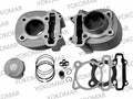 CILINDRO AK. AK180 3W MOTOCARGUERO+PISTON+ANILLOS+KIT DE EMPAQUES