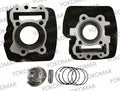 CILINDRO B. BOXER CT100/PLATINO100+PISTON+KIT DE EMPAQUES+ANILLOS D...