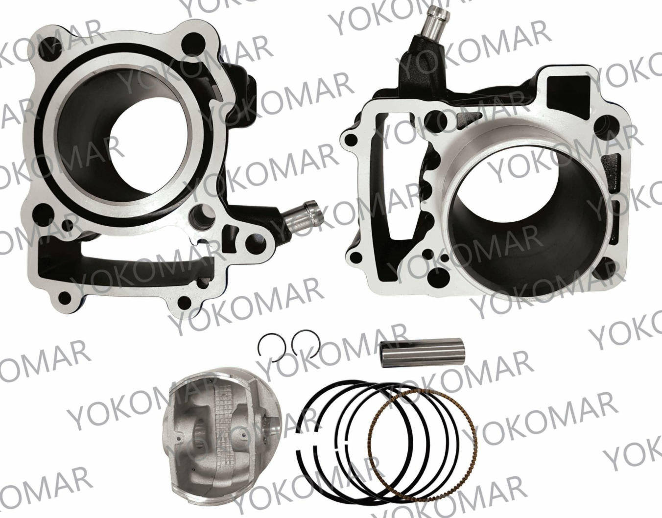 CILINDRO B. DISCOVER100M+PISTON+ANILLOS+KIT DE EMPAQUES+GUIAS (4) V...