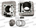 CILINDRO B. DISCOVER125ST+PISTON+ANILLOS+KIT DE EMPAQUES+GUIAS (4) ...