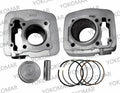 CILINDRO H. CBF125+PISTON+ANILLOS+KIT DE EMPAQUES COLOR NEGRO