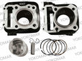 CILINDRO H. ECO100/ECO DLUXE/CD100/SPLENDOR/V. ONE 100+PISTON+ANILL...