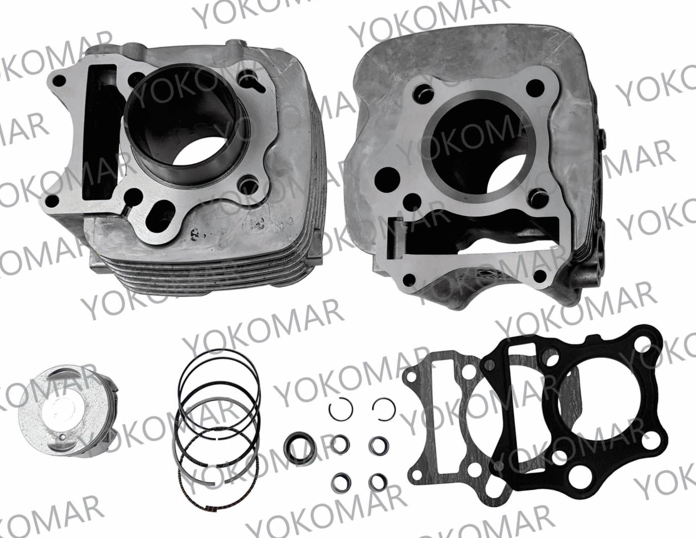 CILINDRO H. NXR125/XR125L/AK125NE+PISTON+ANILLOS+KIT DE EMPAQUES CO...