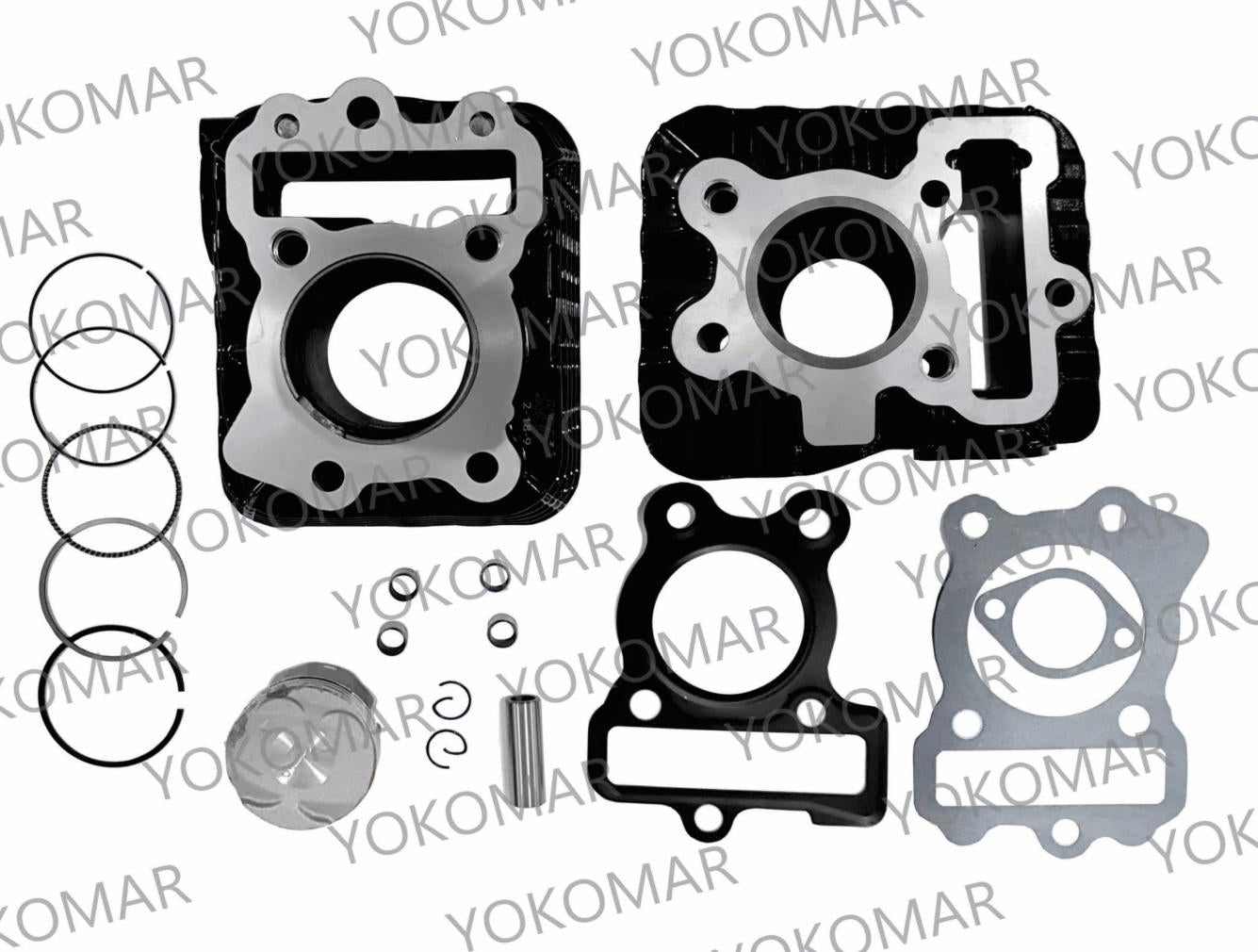 CILINDRO AK. DINAMIC125-R/DYNAMIC PRO/ JET 4+PISTON+ANILLOS+KIT DE ...