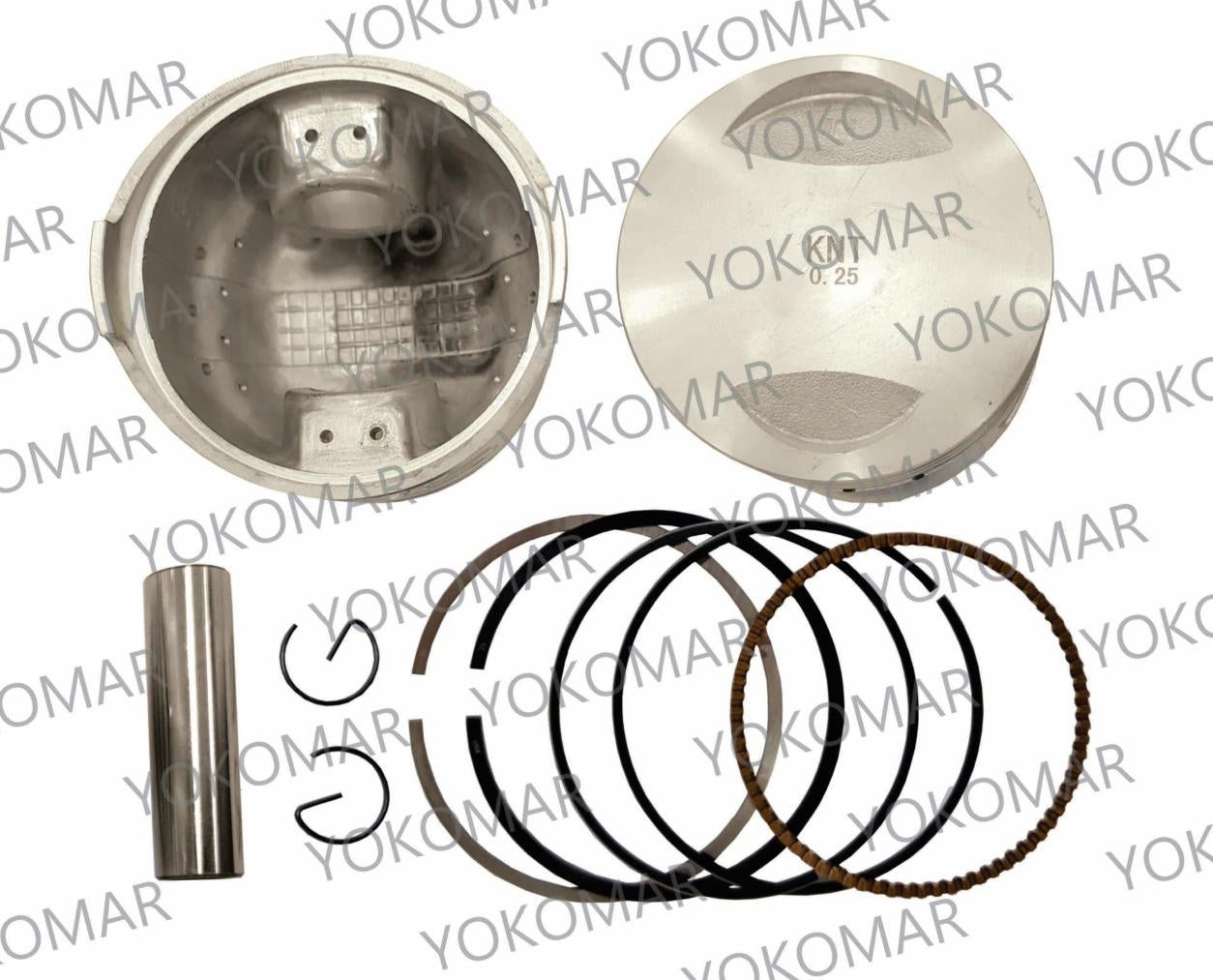 KIT PISTON AK. AK200XM/AK180CR5/TTR180/TTX180 0.25