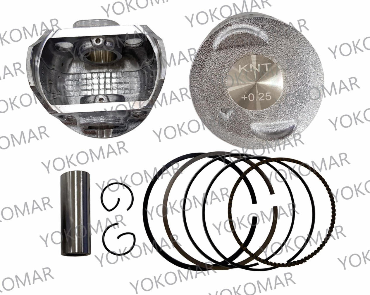 KIT PISTON B. PLATINO125 5 CAMBIOS 0.50