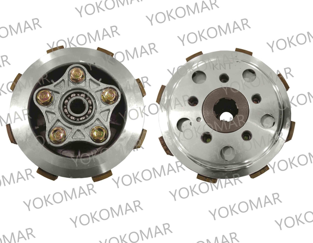 CORONA CLUTCH AY. AY250 MOTOCARGUERO 73X18 TH +PIÑON+PRENSA+DISCO
