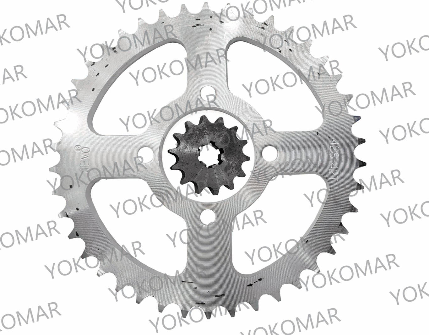 CORONA CLUTCH S. AX100/AX115/AK100/JC100 50x16 TH+PIÑON PRIMARIO
