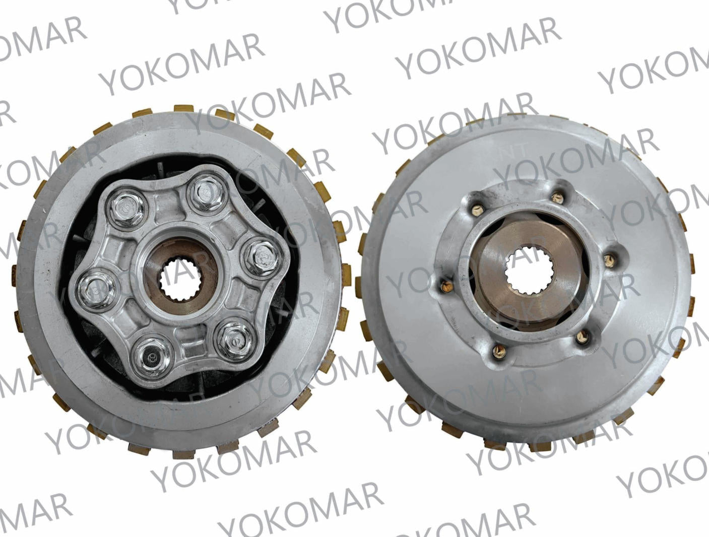 CORONA CLUTCH AK. AK200 3W MOTOCARGUERO 73X18 TH +PIÑON+PRENSA+DISCOS