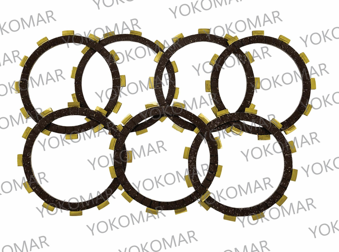 DISCOS CLUTCH B. PULSAR200/PULSAR180 II +SEPARADORES (11 UND)
