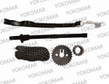 KIT GUIA/TENSOR/PIÑON LEVA+CADENILLA B. BOXER CT100 (5PCS)