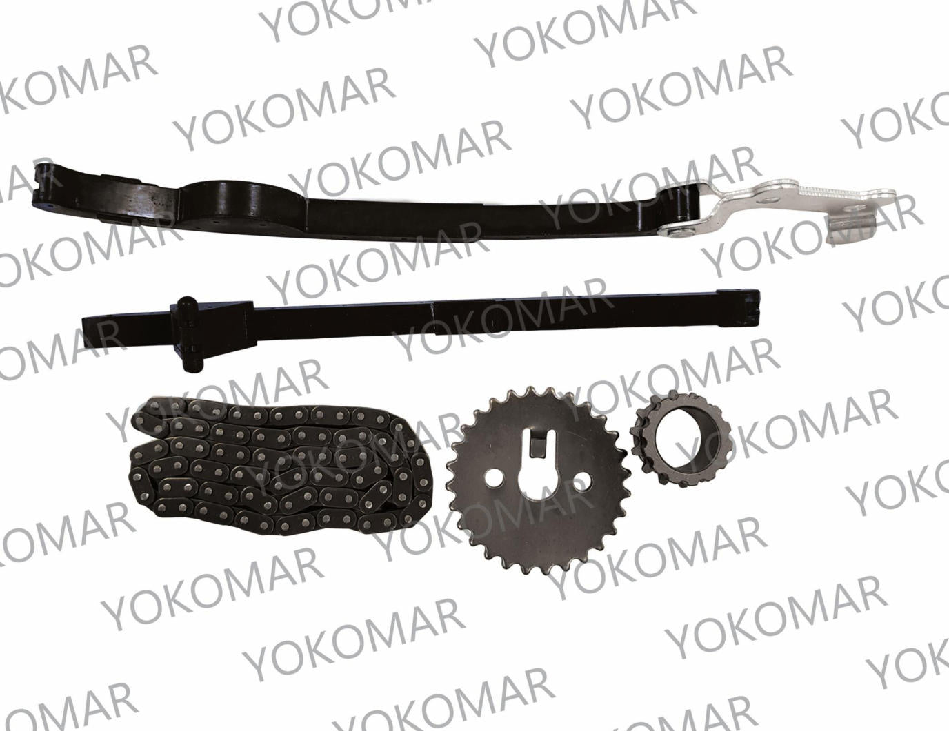 KIT GUIA/TENSOR/PIÑON LEVA+CADENILLA B. BOXER CT100 (5PCS)