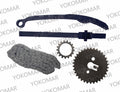 KIT GUIA/TENSOR/PIÑON LEVA+CADENILLA B. DISCOVER 100M 4 VALVULAS