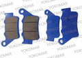 PASTILLAS DEL/TRAS SG. GPS125/GPS150/GPS180/ FUZZ125 METALIZADAS