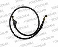 MANGUERA FRENO DISCO DEL AK. AK125 SG125 RX115 NEGRA 85CM