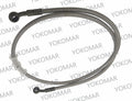 MANGUERA FRENO DISCO DEL AK. AK200 DR200 GRIS 125CM