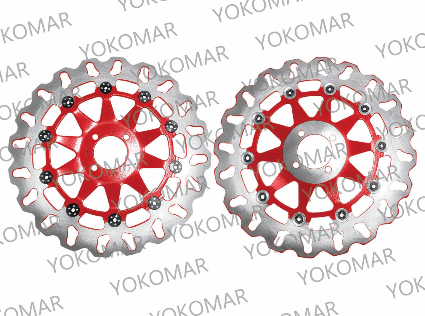 DISCO FRENO DEL PARA ADAPTAR 296MM ROJO