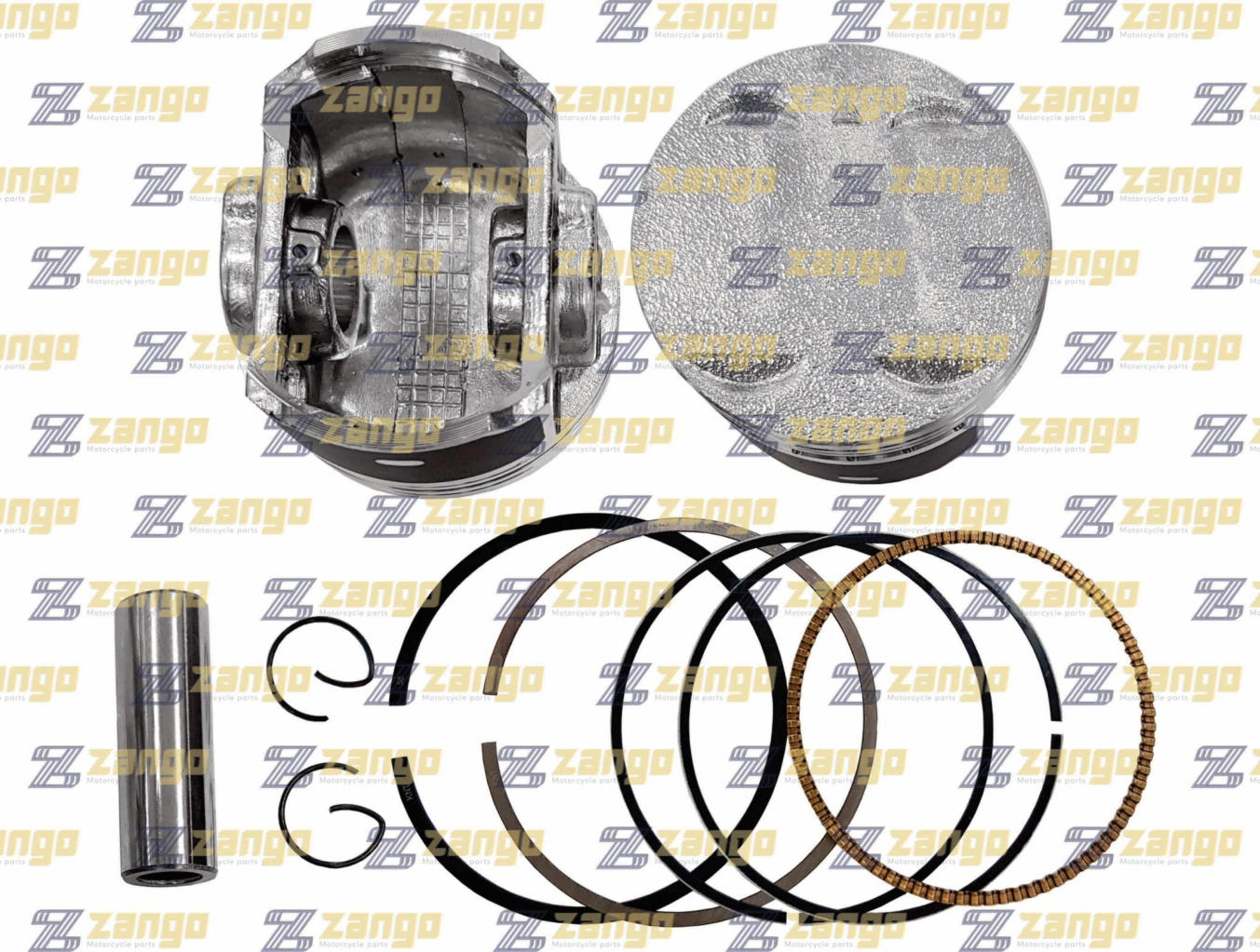 KIT PISTON B. BOXER CT100/PLATINO100 STD ANILLOS DELGADOS-ZGO