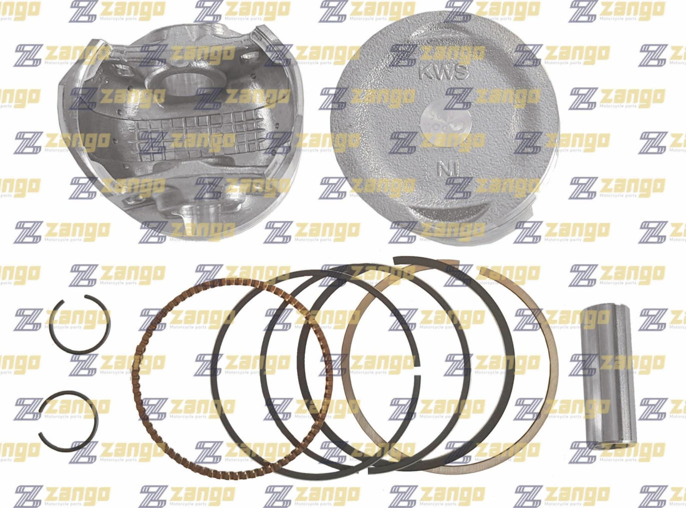 KIT PISTON B. BOXER CT100/PLATINO100 STD ANILLOS GRUESOS-ZGO